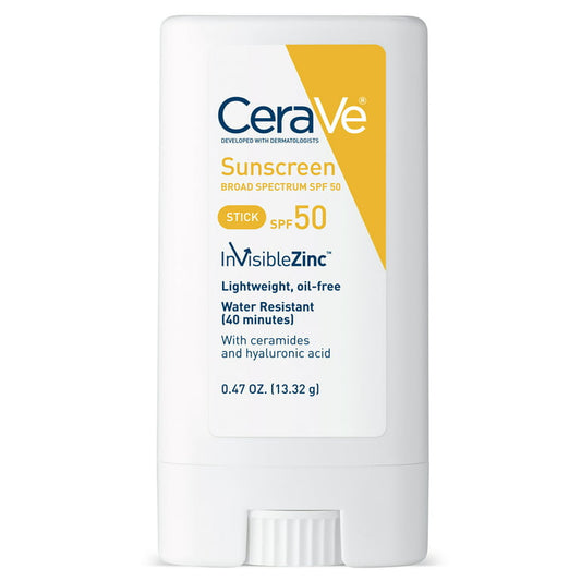 Cerave Protector solar Invisible Zinc Spf#50 Stick 0.47 onzas