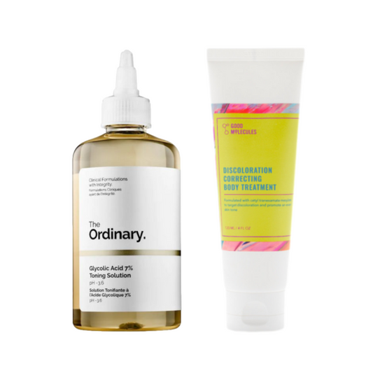 Kit Despigmentante Corporal The Ordinary y Good Molecules