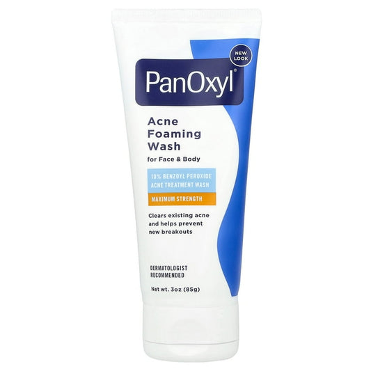 Panoxyl Maximum Strength Antimicrobial Acne Foaming Wash for Face  10% Peróxido Benzoyl