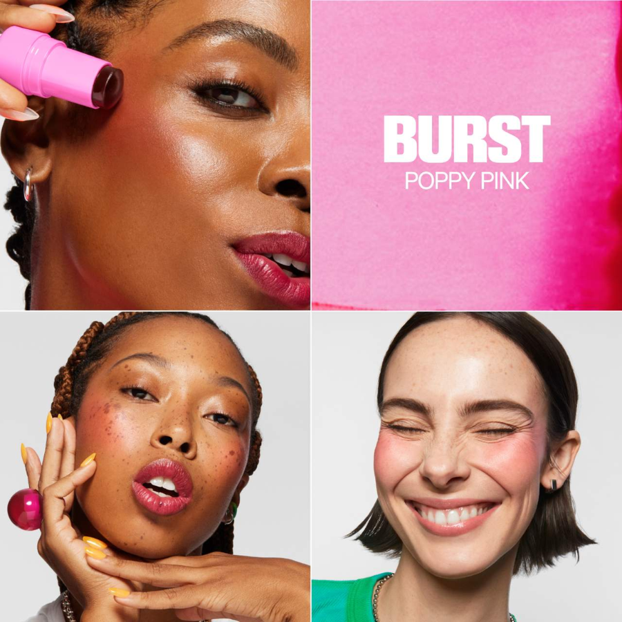 Milk Makeup
Cooling Water Jelly Tint Lip + Cheek Blush Stain - Burst - Poppy Pink
