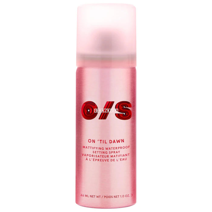 ONE/SIZE by Patrick Starrr
On 'Til Dawn Mattifying Waterproof Setting Spray 46ml